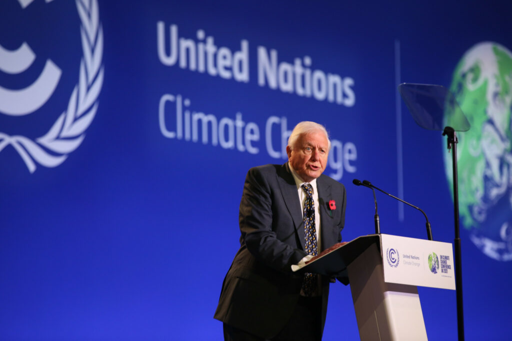 David Attenborough at COP26